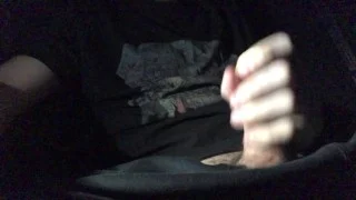 hot boy jerk off in car
